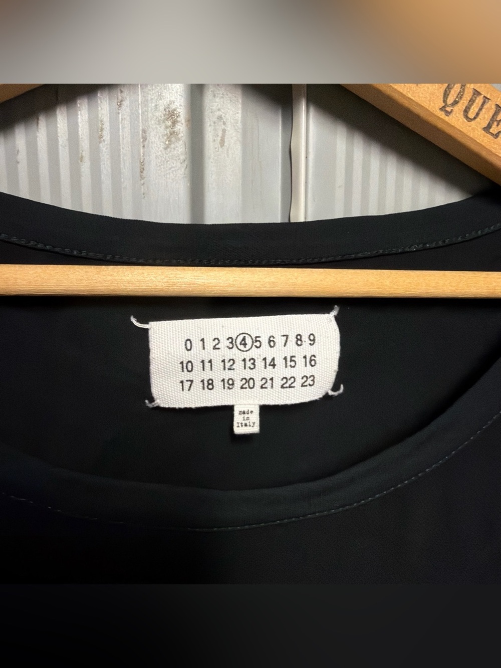 Maison Martin Margiela Oversized Black Short Sleeve Pocket Tee - Picture 6 of 6